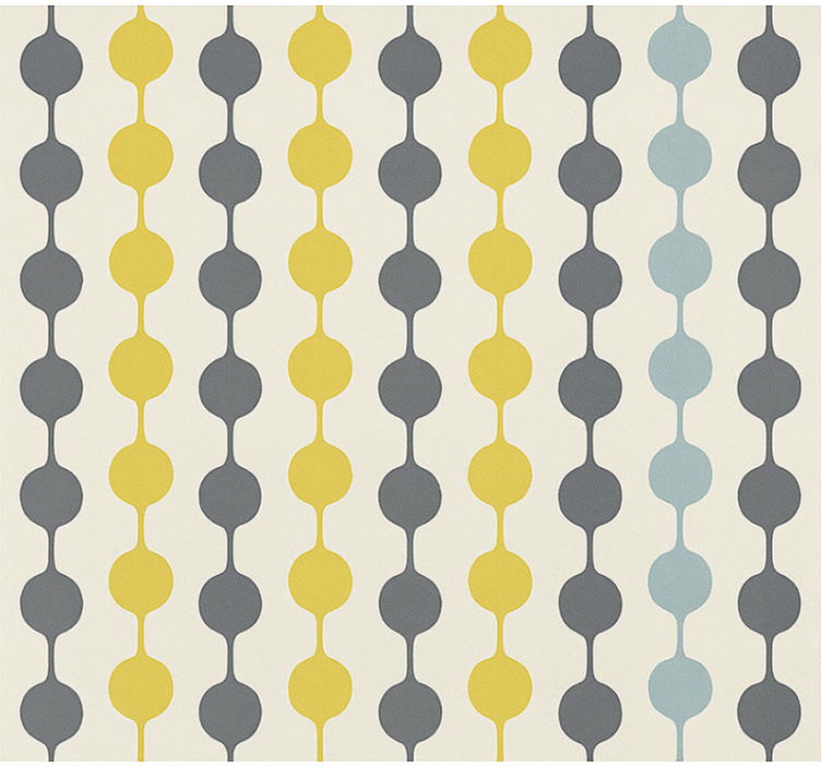 Pohjoismainen rullaverho roikkuvat värikkäät ympyrät - Tenstickers