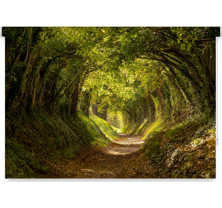 Elämyksellinen metsäkuvio rullaverho - Tenstickers