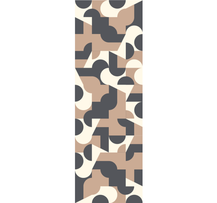 Kontrastivärikuvioinen toimiston rullaverho - Tenstickers