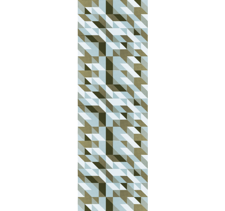 Modernit kolmiot toimiston rullaverho - Tenstickers