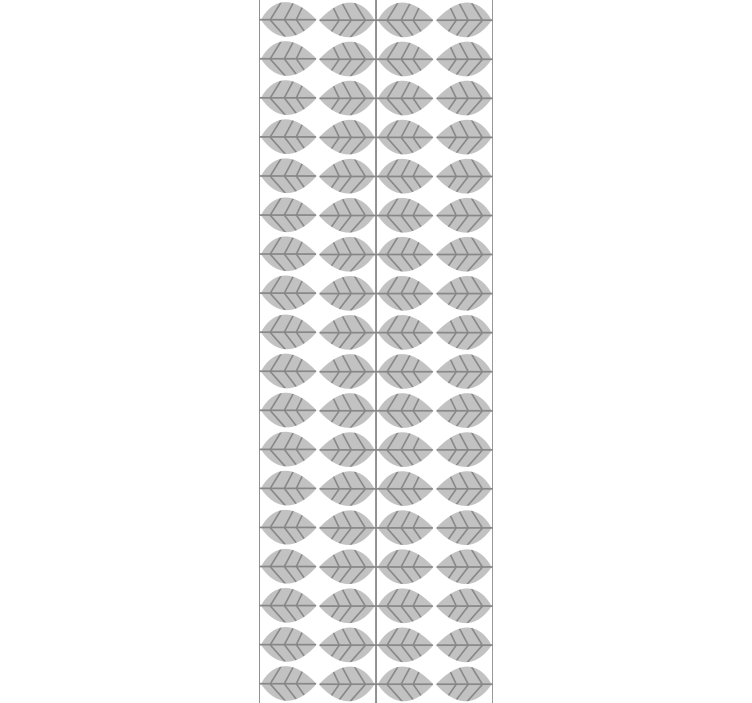 Harmooninen lehtikuvasto ruokasalin rullaverho - Tenstickers