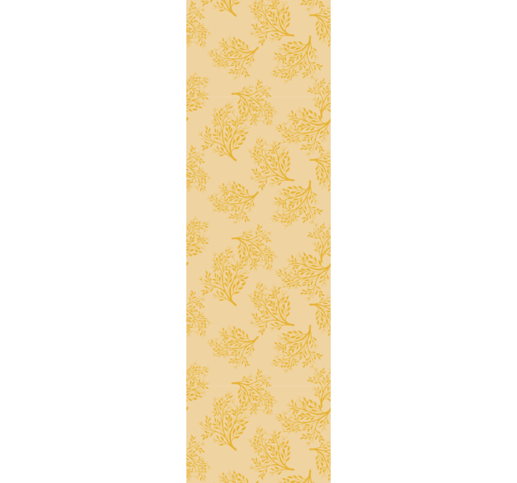 Pohjoiset appelsiinituomet ruokasalin rullaverho - Tenstickers