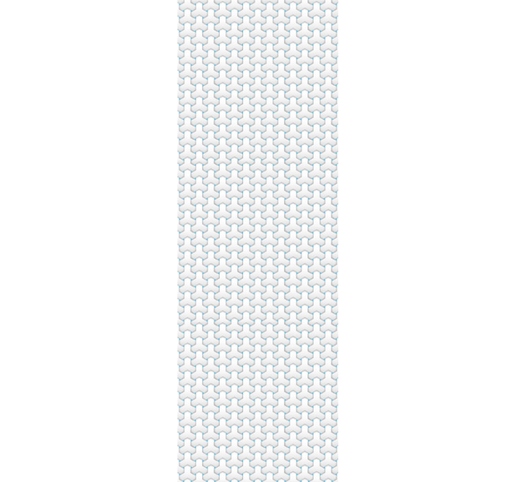 Kudottu kangas ruokasalin rullaverho - Tenstickers