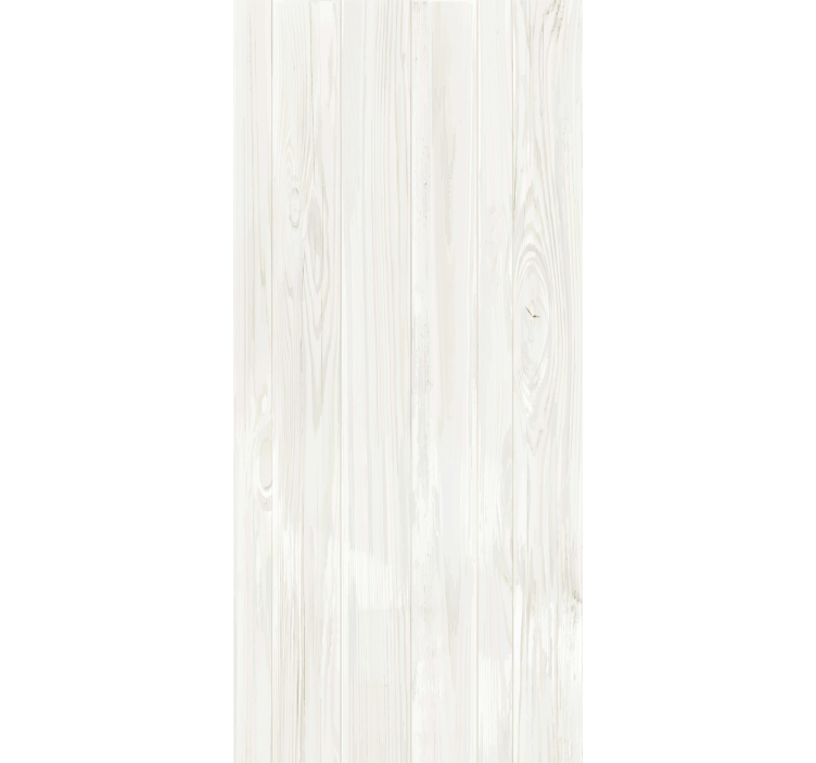 Valkoinen puu ruokasalin rullaverho - Tenstickers