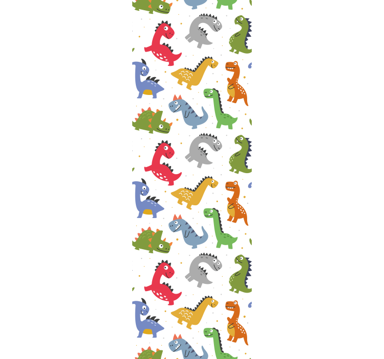 Suloiset dinosaurustyypit lapsen rullaverho - Tenstickers