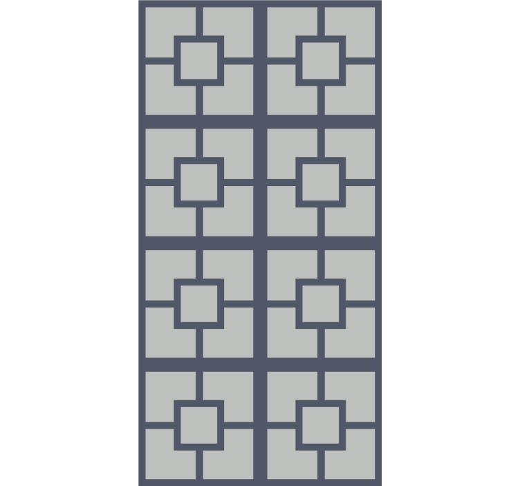 Neliökuvioinen toimiston rullaverho - Tenstickers