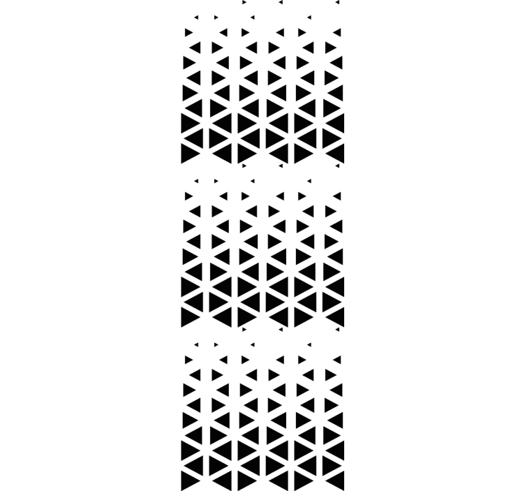 Geometrinen häivytysvaikutus toimiston rullaverho - Tenstickers