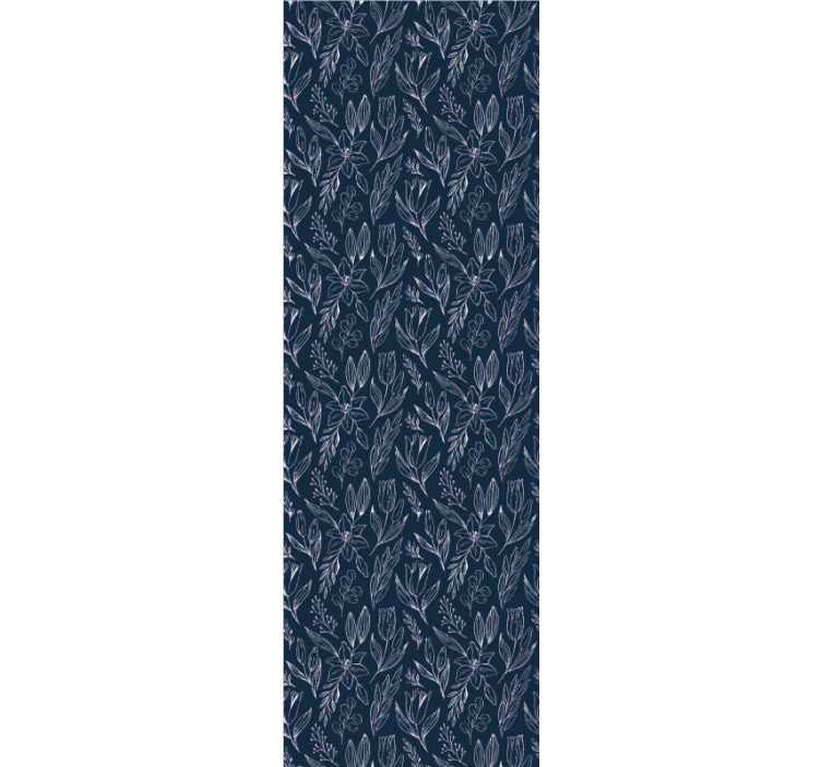 Liljat saumaton kukkakuosi rullaverho - Tenstickers