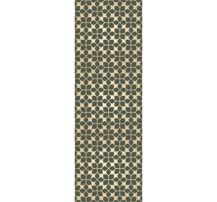 Toimiston rullaverho ylelliset kultakuviot - Tenstickers