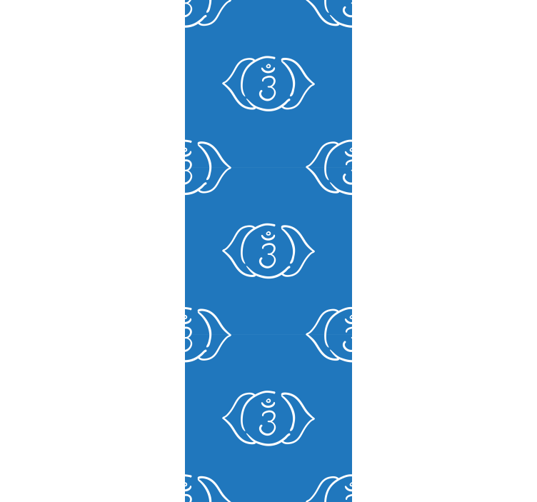 Kolmas silmä chakrasymboli toimiston rullaverho - Tenstickers