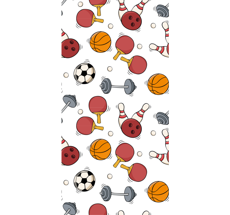 Moderni rullaverho urheiluteemalla - Tenstickers