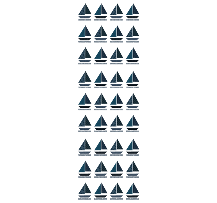 Moderni rullaverho purjevene-kuosisella kankaalla - Tenstickers