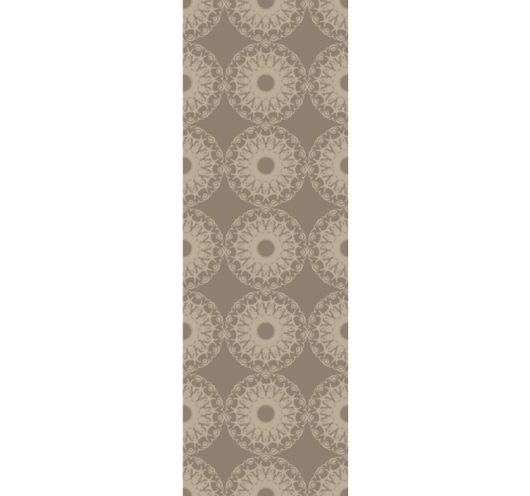 Moderni rullaverho eklektinen beige ympyräkuvio - Tenstickers