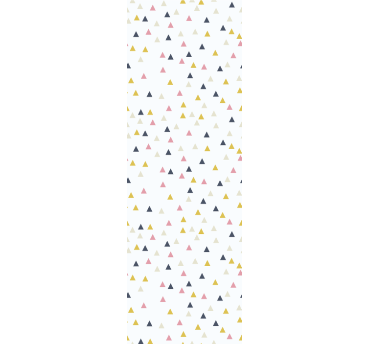 Moderni rullaverho minimalistinen kolmio-kuvio - Tenstickers