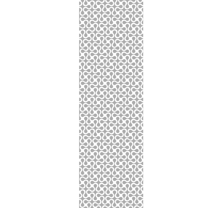 Moderni valkoinen kierreverho - Tenstickers