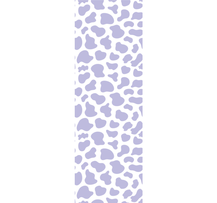 Moderni rullaverho purppura lehmäkuvio - Tenstickers