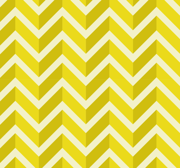 Keltainen rullaverho geometrisella nuolikuviolla - Tenstickers