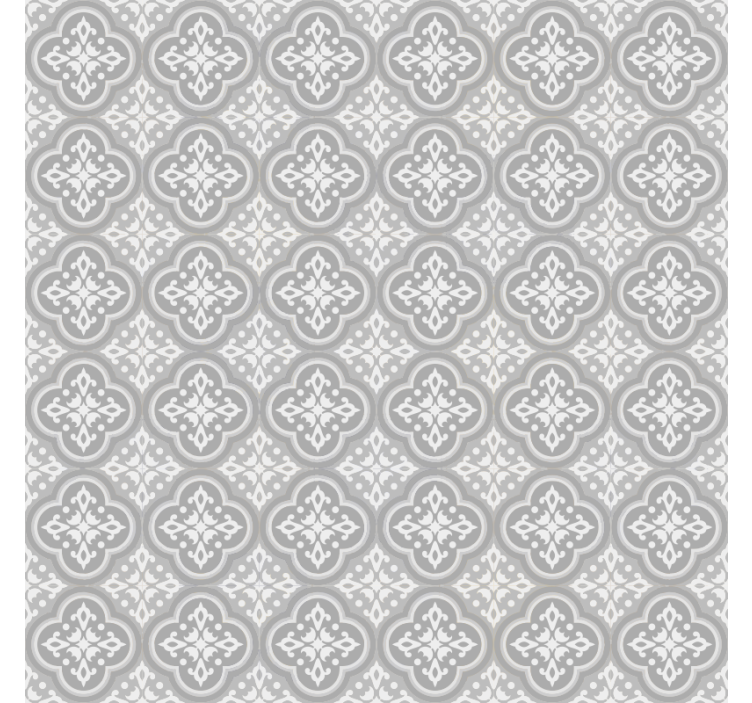 Harmaa hydraulinen laatta rullaverho - Tenstickers