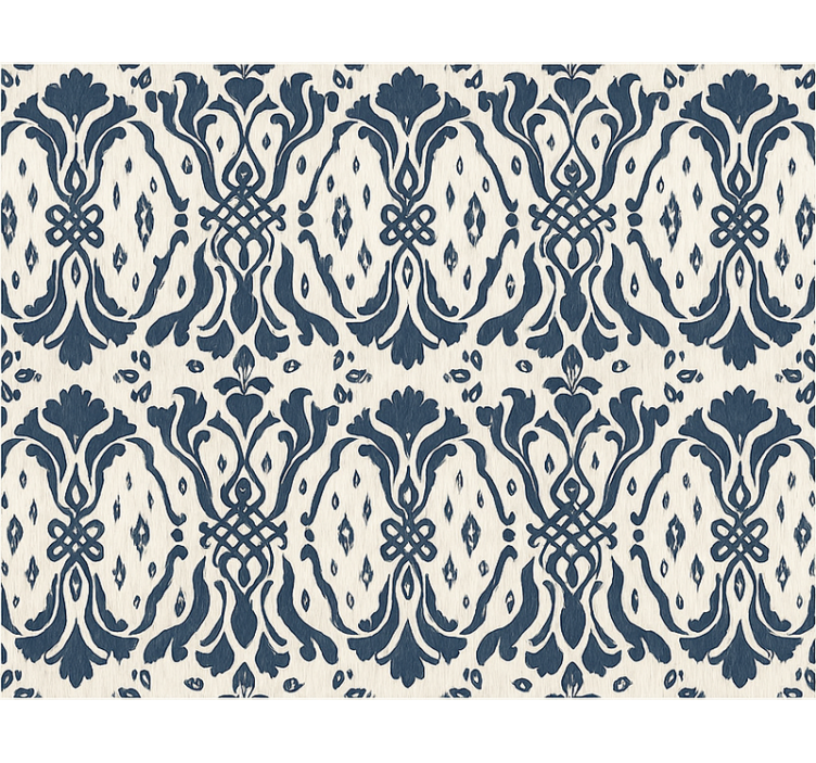 Moderni rullaverho vintage mustilla koristeilla - Tenstickers