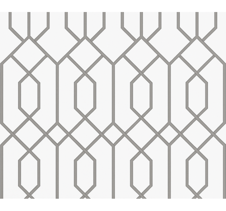Moderni rullaverho harmaa geometria - Tenstickers