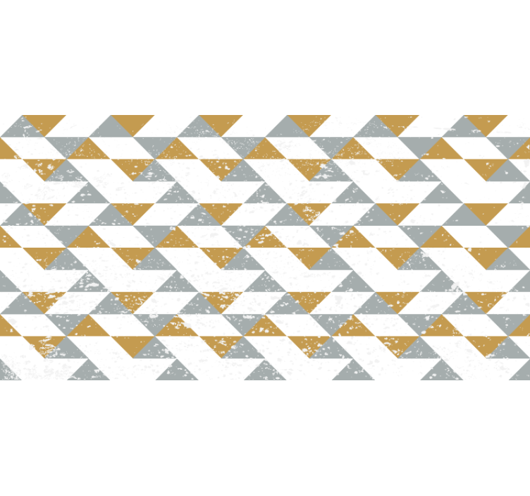 Valkoinen rullaverho keittiön geometrinen rosoisuus - Tenstickers