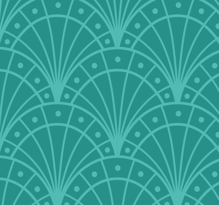 Artdeco-tyylinen makuuhuoneen rullaverho - Tenstickers