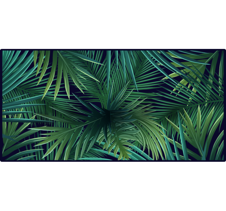 Intensiiviset monstera-lehdet makuuhuoneen rullaverho - Tenstickers