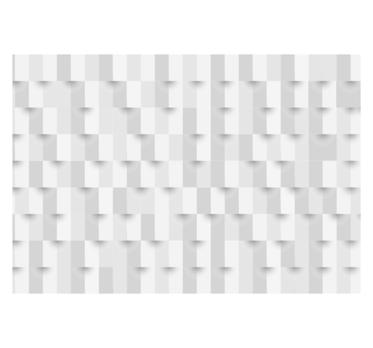 Valkoinen rullaverho geometrinen palapeli - Tenstickers
