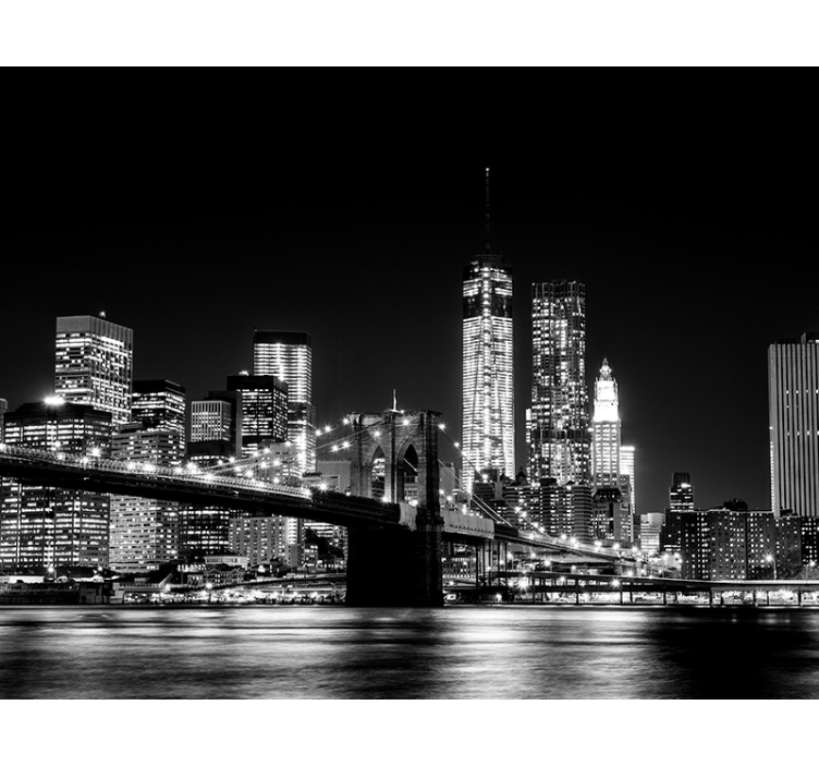 Harmaa rullaverho new yorkin itärannalta - Tenstickers