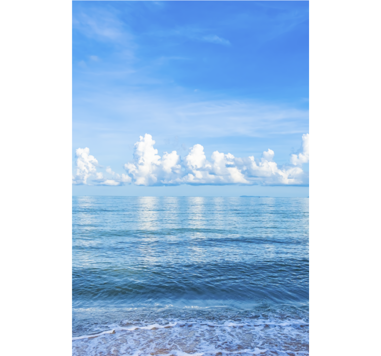 Meri pilvellä rullaverho - Tenstickers