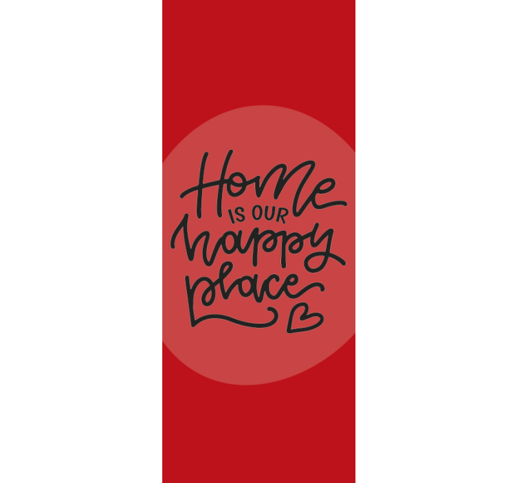 Söpö musta teksti olohuone rullaverhot - Tenstickers