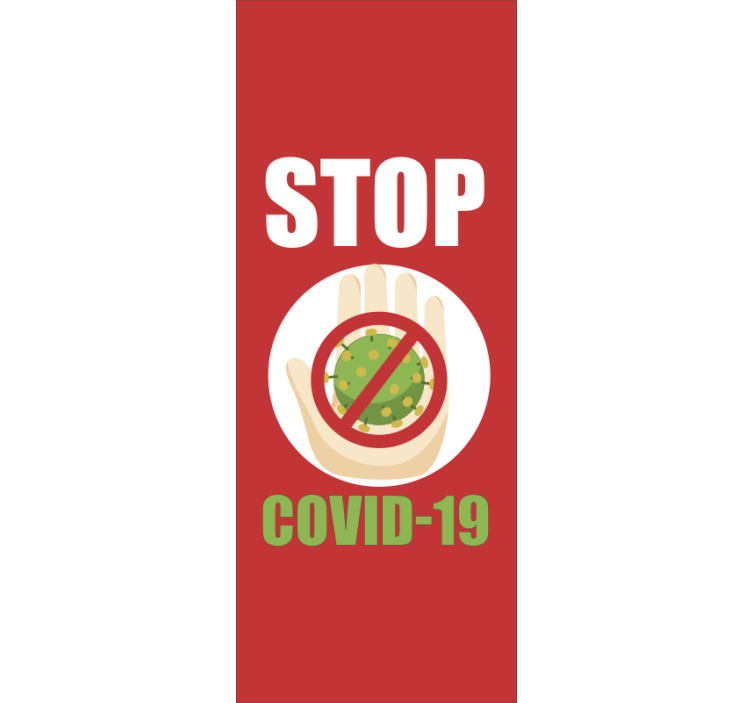 Koronaviruksen suunnittelutoimiston rullaverhot - Tenstickers