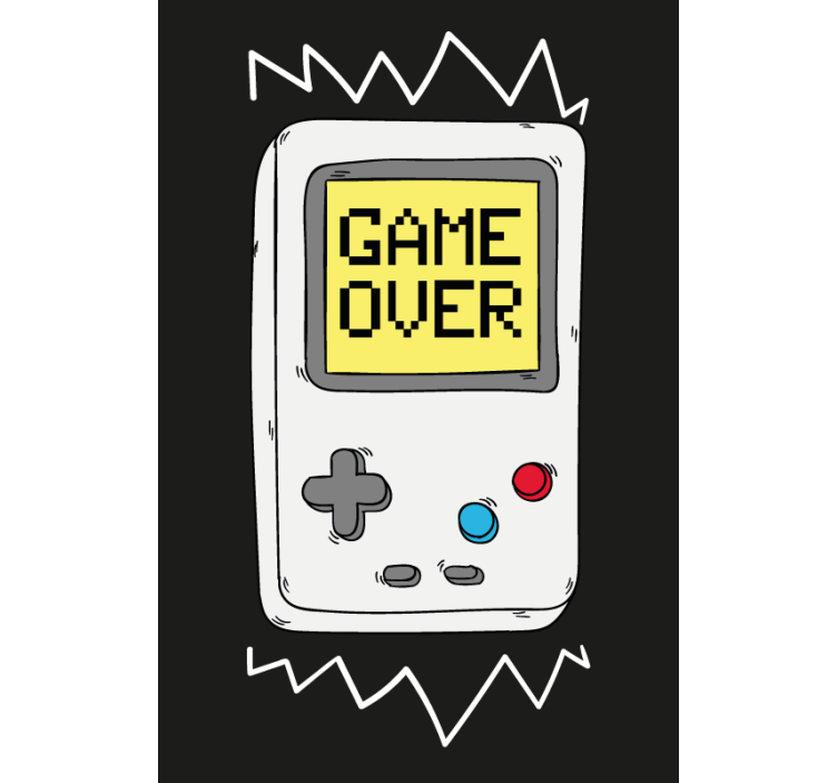 Retro-konsoli geek-rullaverho - Tenstickers