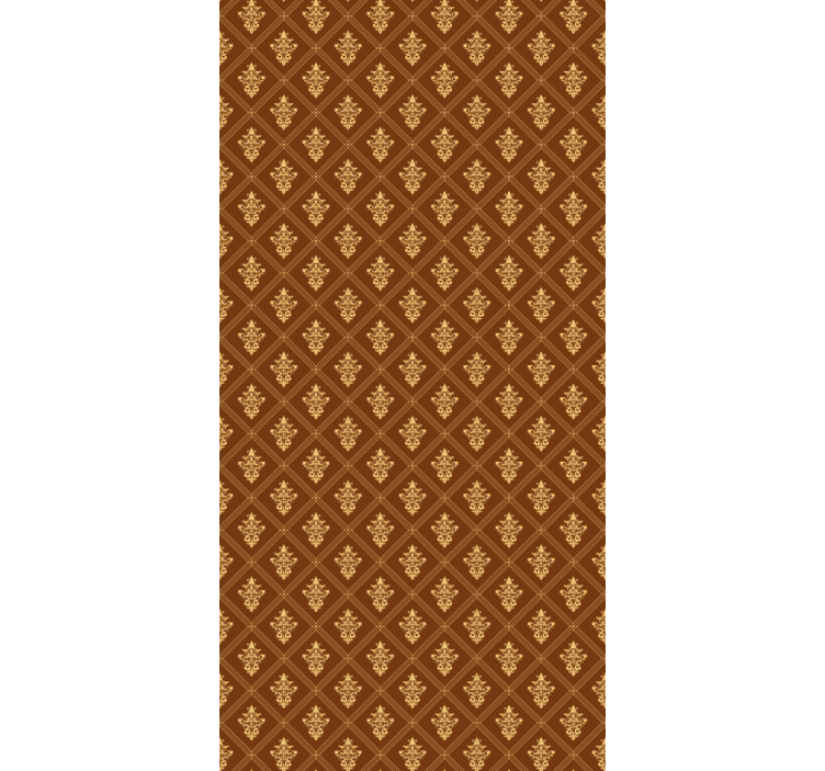 Barokki pitsi suunnittelu olohuone rullaverho - Tenstickers