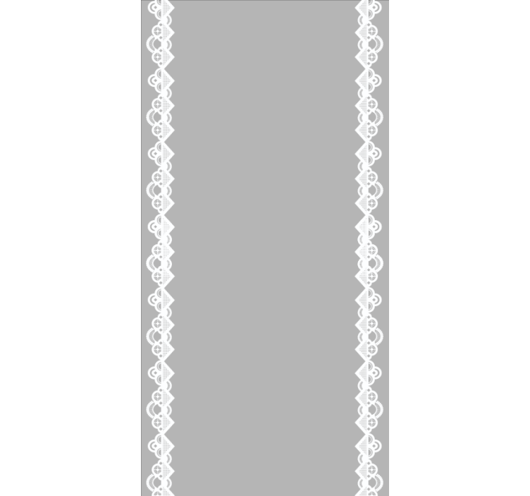 Tyylikäs pitsi reunat olohuone rullaverhot - Tenstickers