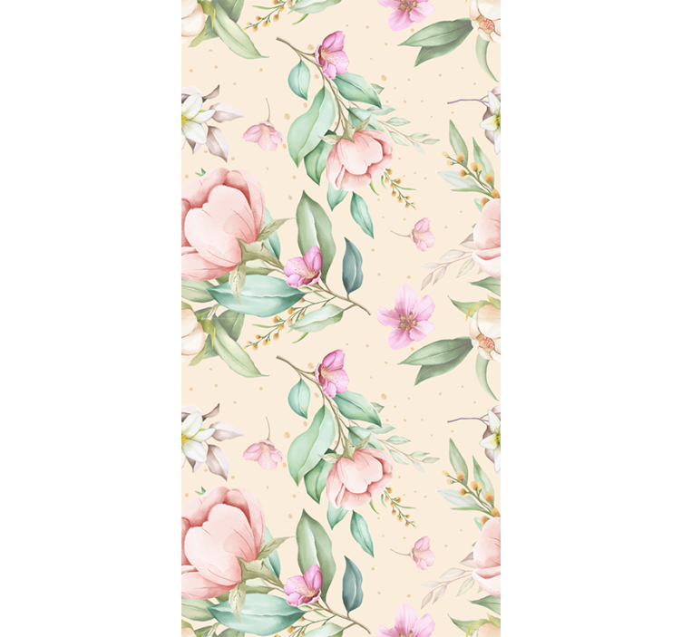 Alkuperäinen kukkakuvioinen parvekerasia - Tenstickers