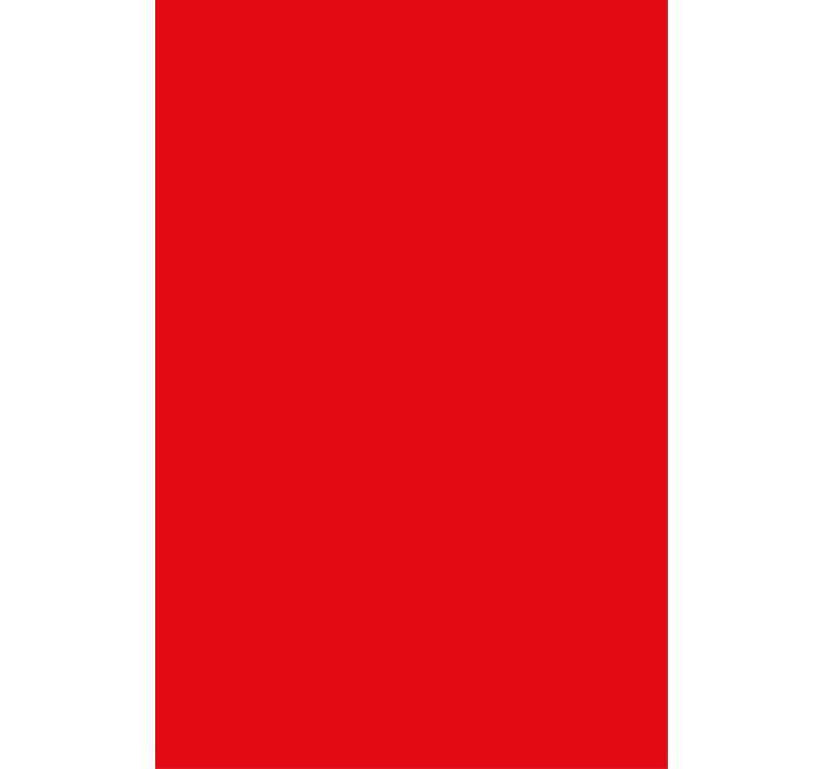 Punainen väri olohuone rullaverhot - Tenstickers