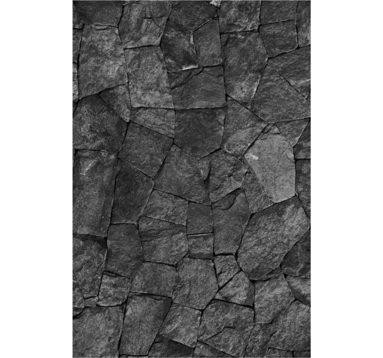 Luonnonkiven pinta kuvioitu rullaverho - Tenstickers