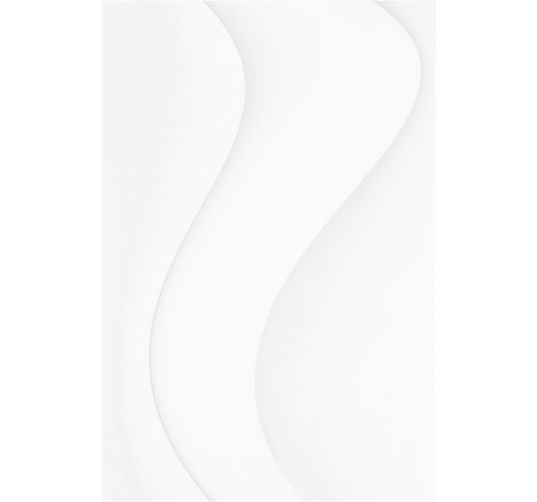 Valkoinen moderni muotoinen makuuhuone rullaverhot - Tenstickers