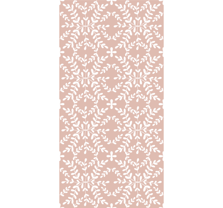 Kasvitieteellinen lehtiteema kukat ja kasvit rullaverho - Tenstickers