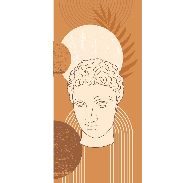 Klassinen veistossuunnittelu kuvioitu rullaverho - Tenstickers