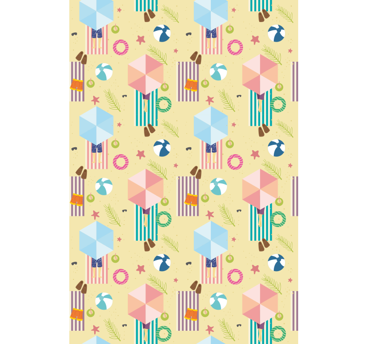 Hauska rullaverho rantavarjoaiheella - Tenstickers