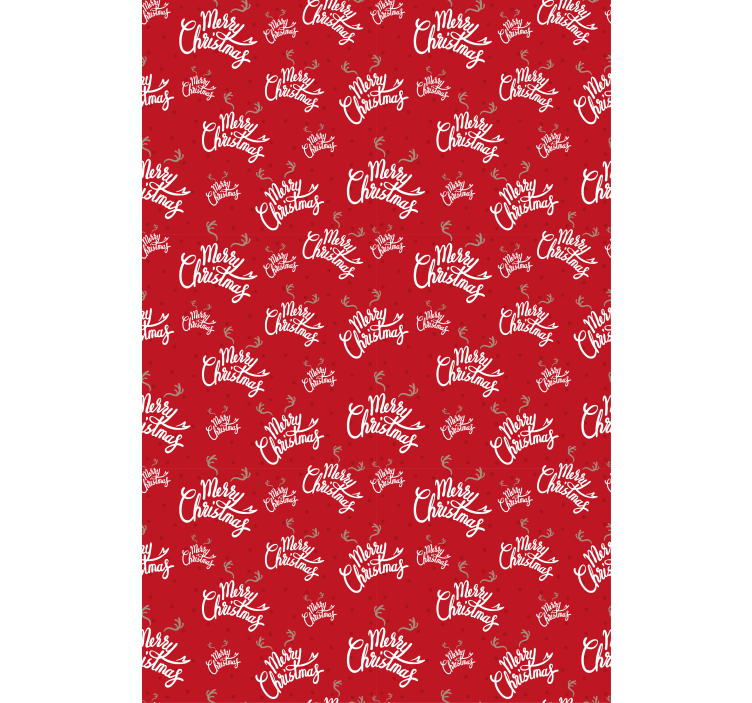 Hyvää joulua malli tekstillinen rullaverho - Tenstickers