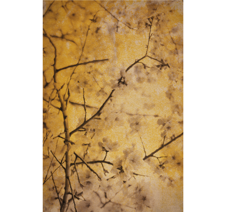 Sakura oksat kukat ja kasvit rullaverho - Tenstickers