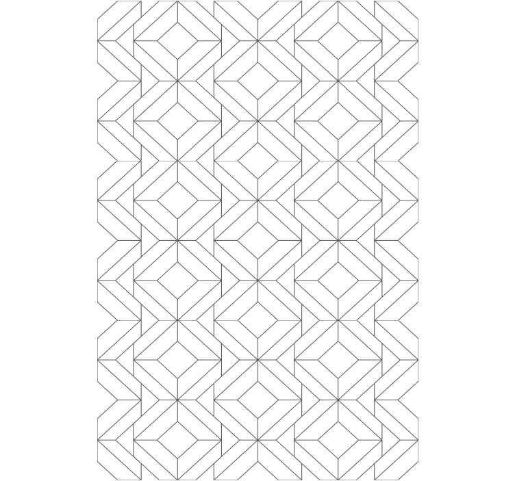 Moderni rullaverho geometriset kuvioelementit - Tenstickers