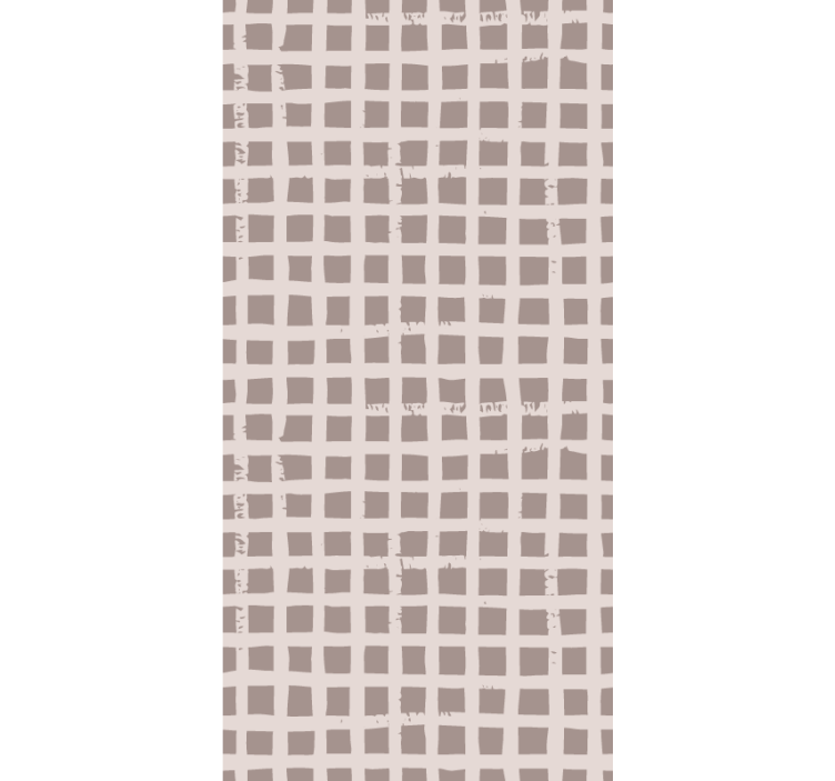 Ruudukkokuvion suunnittelu kuvioitu rullaverho - Tenstickers