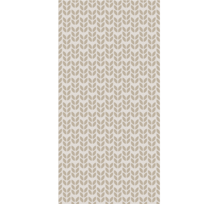 Lehtikuvion suunnittelu kukat ja kasvit rullaverho - Tenstickers