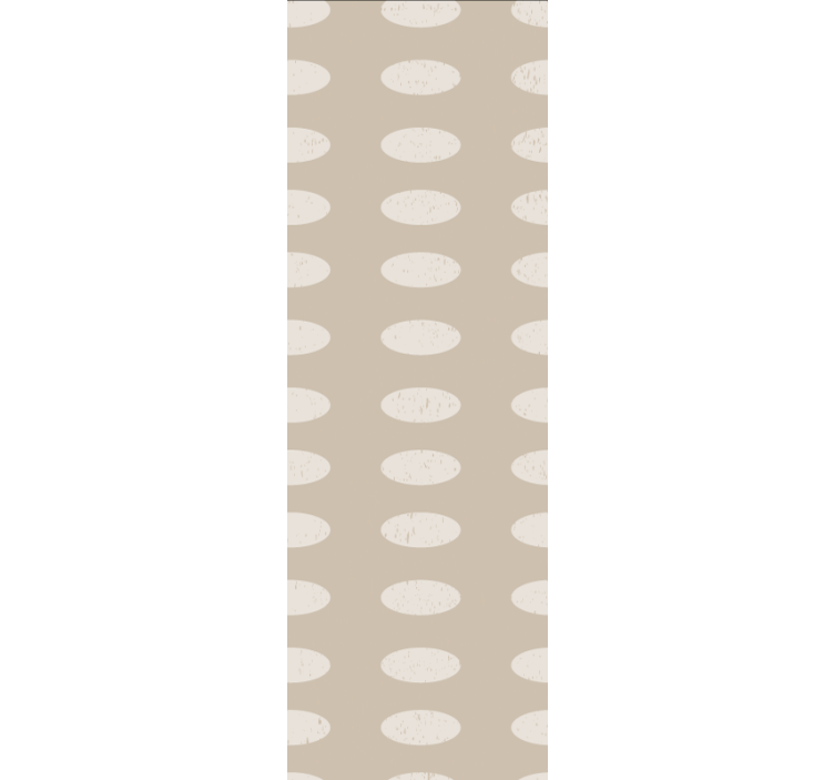 Soikeakuviollinen rullaverho - Tenstickers