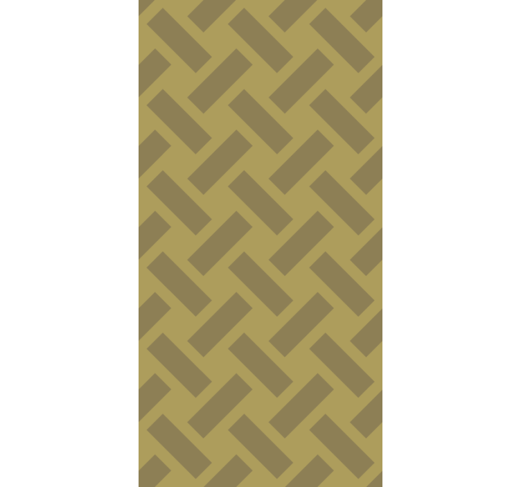 Geometriset lohkot vihreä rullaverho - Tenstickers