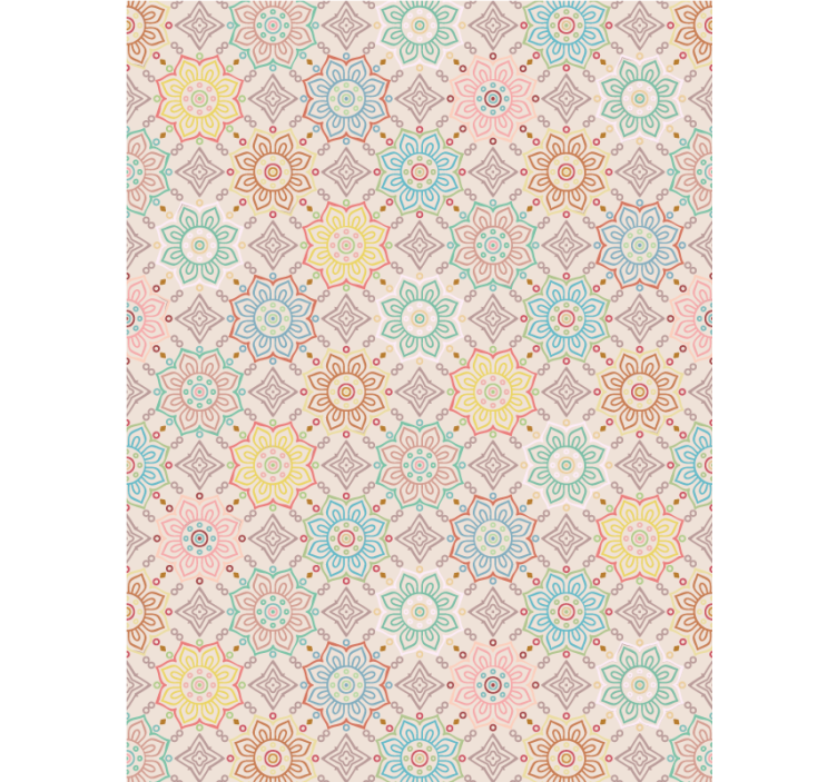 Eloisa kukintakonsepti kukallinen rullaverho - Tenstickers